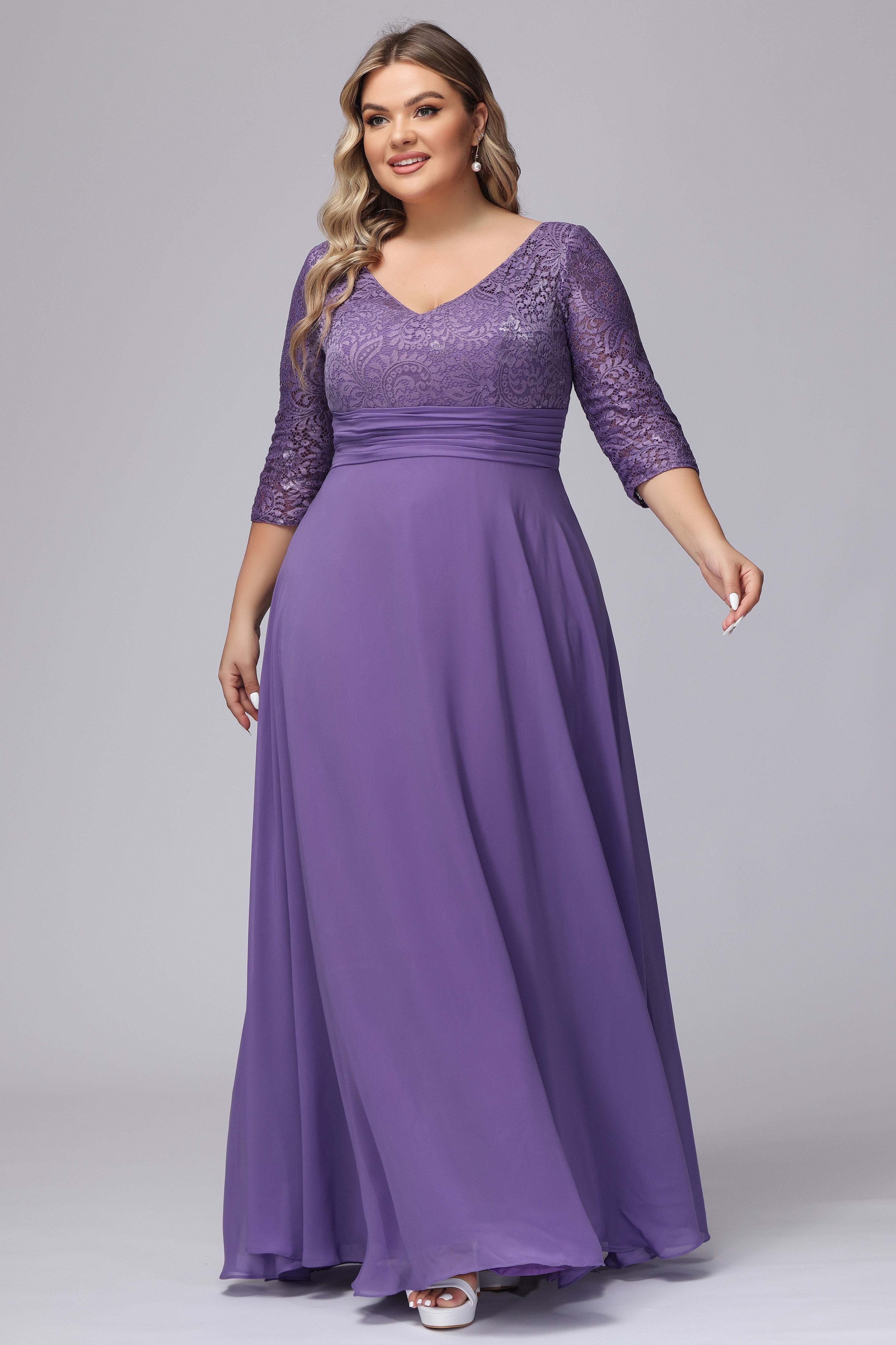 plus size lavender mother of the bride dresses