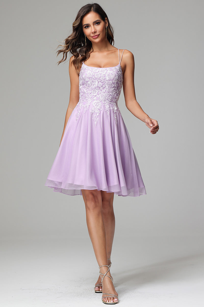 Lilac dress short hotsell