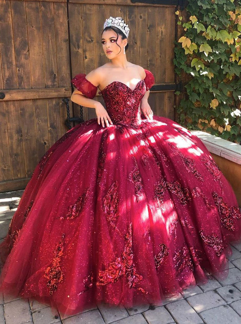 Off the shoulder sweet 16 dresses hotsell