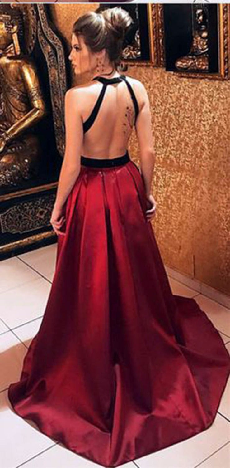 Affordable Long A line Prom Dresses For Women Simple Party Dresses