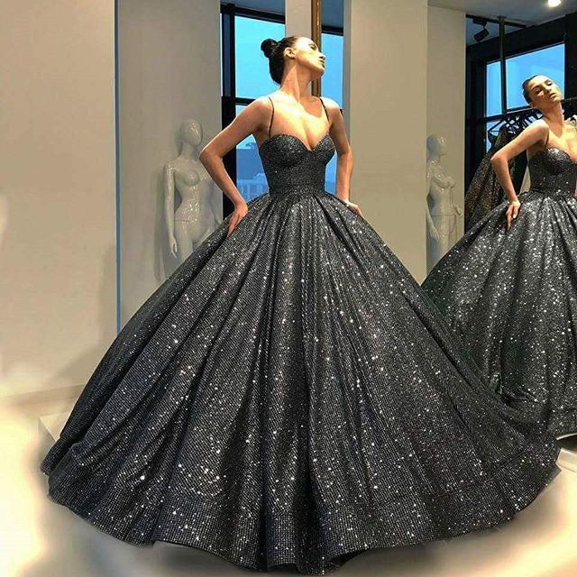 Glittery ball gowns best sale